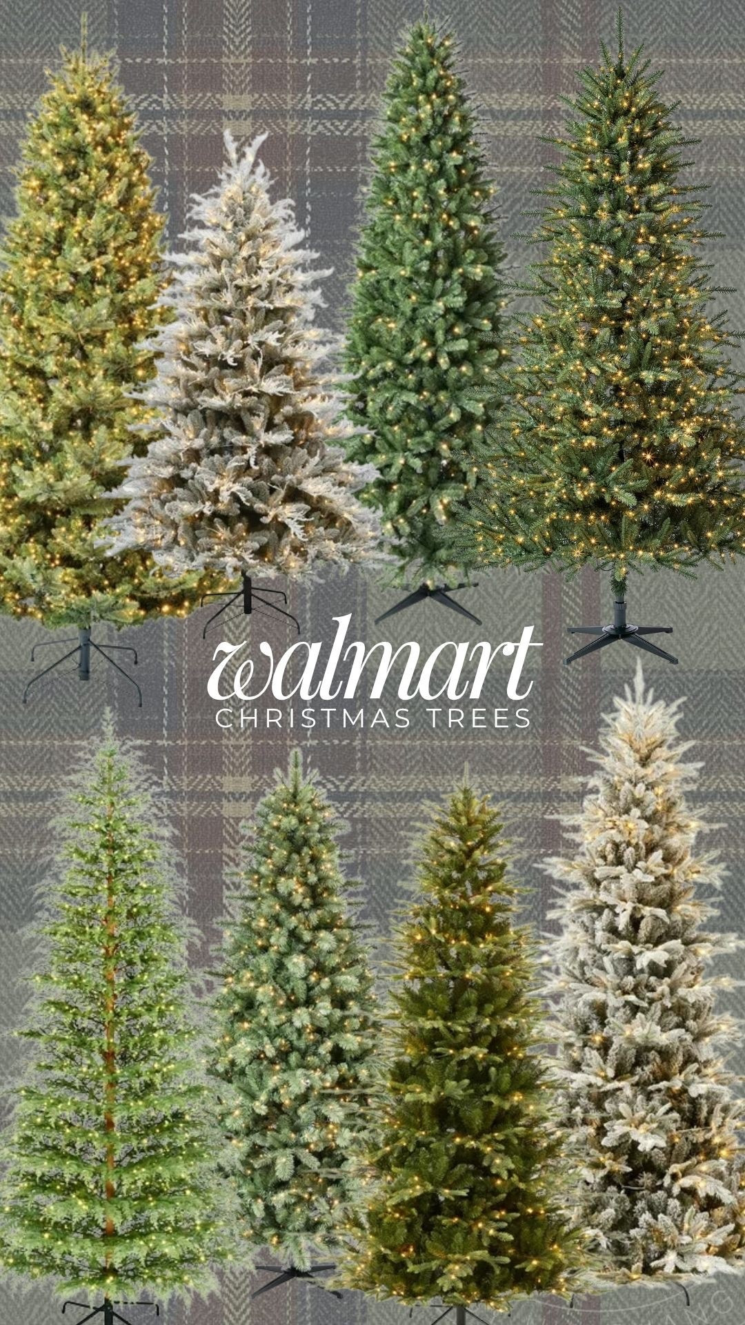 Affordable Christmas trees from Walmart! Various heights, colors, and prices! There are even some with built in Christmas lights. Grab one now before the holiday season begins. 

#LTKHoliday #LTKSeasonal #LTKHome