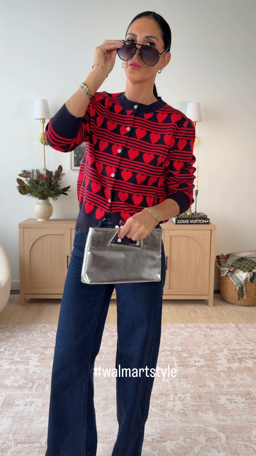 The perfect sweater and only $24- quality is perfection and it comes in solids as well! 
Wearing a medium - red
Small navy and white 
@walmart #walmartstyle #walmartpartner


#LTKOver40 #LTKFindsUnder50 #LTKU
