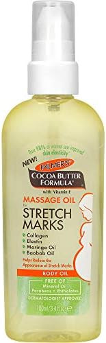 Amazon.com : Palmer's Cocoa Butter Formula Massage Oil for Stretch Marks and Pregnancy Skincare, ... | Amazon (US)