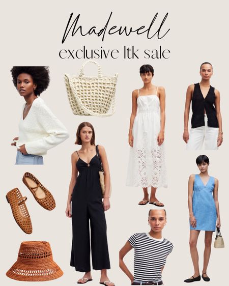 Madewell LTK exclusive sale 🙌🏻🙌🏻

Summer dress, shoes, hat, vest, woven tote, mini dress

#LTKSaleAlert #LTKStyleTip #LTKxMadewell