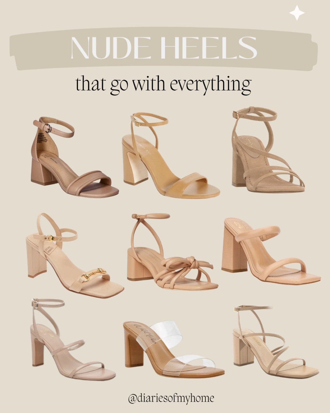 Nude/Beige Heels that go with everything!

#nudeheels #roundup #blockheels #womenssandals #womensheels #forher #summershoes #summerroundup #summersandals #heel #blockheel #neutral #blockheel #midblock #strappyheel #forwomen 

#LTKShoeCrush #LTKStyleTip #LTKParties