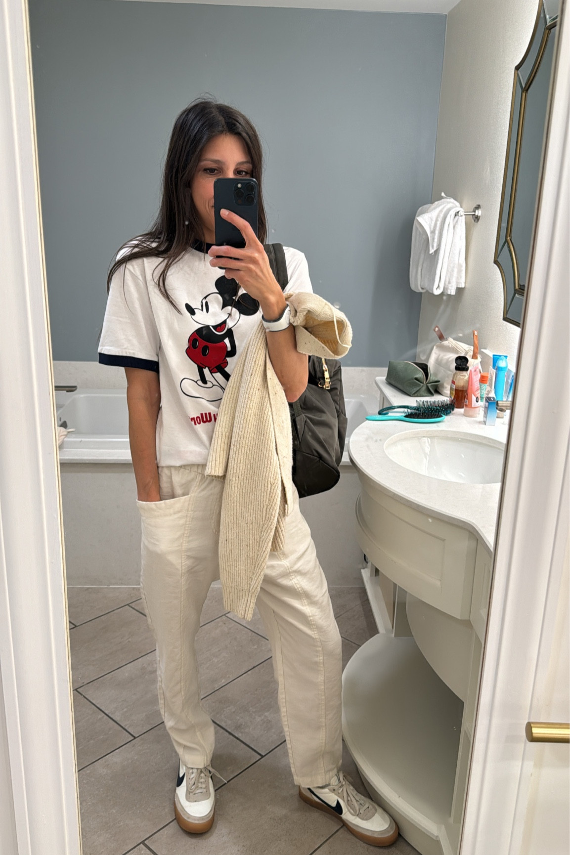 Disney World outfit day one!  Comfortable outfit for our first day in Disney World! #gdwm #disney

#LTKfamily #LTKtravel #LTKstyletip