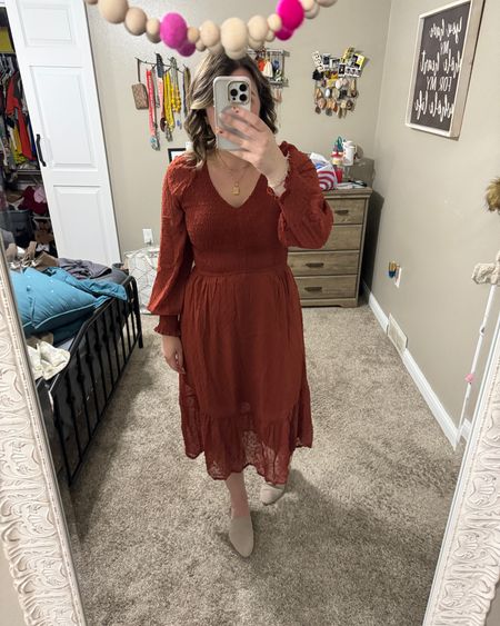 This dress was perfect for Easter. It has sheer sleeves so it’s nice for the shifting spring (or fall) weather and comes in a few colors. I’m in a large  

#LTKSeasonal #LTKmidsize #LTKstyletip