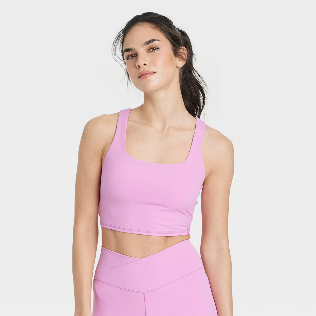Women's Mesh Back Square Neck Bra - JoyLab™ | Target