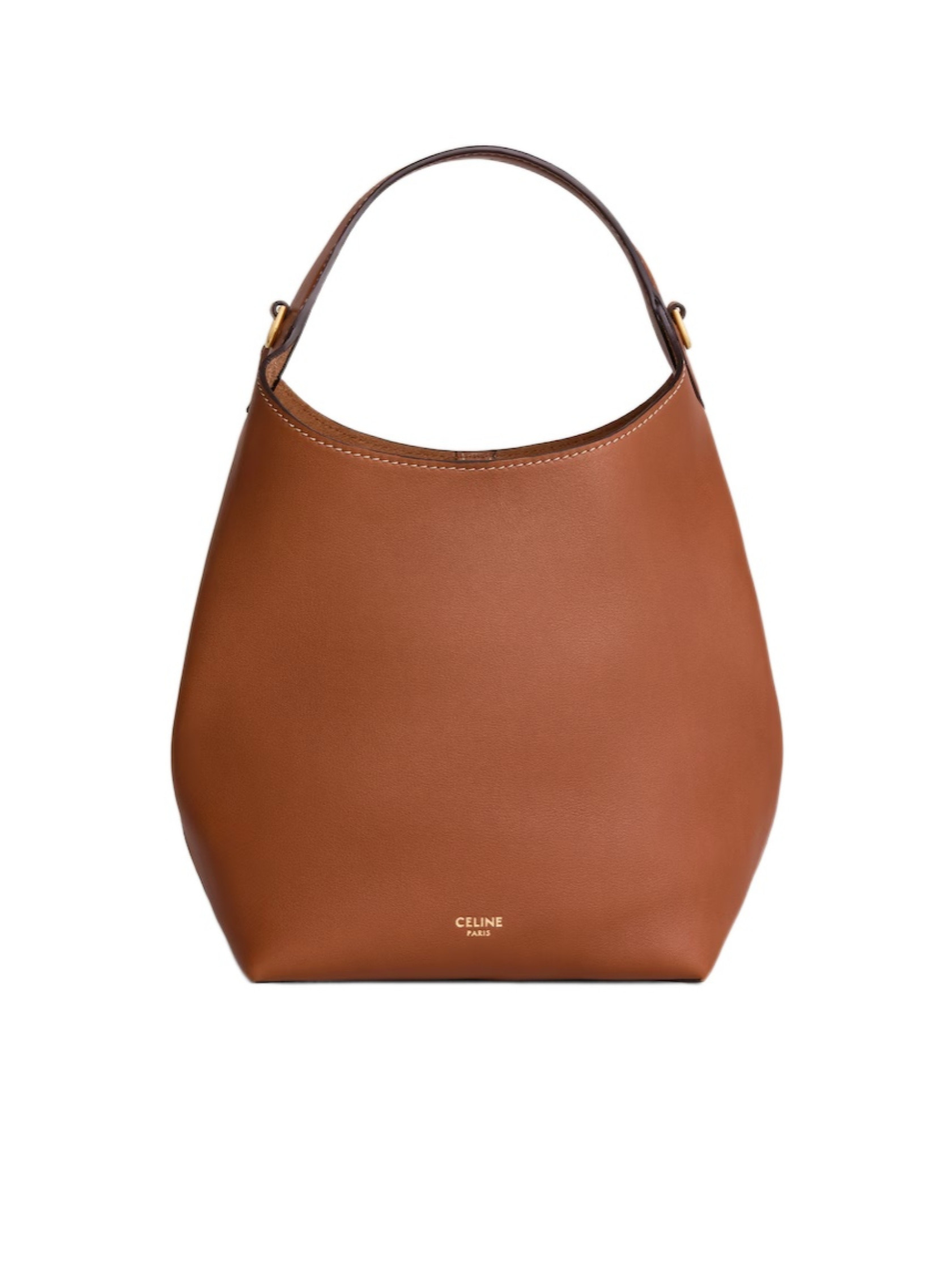 SMALL HOBO IN SUPPLE SMOOTH CALFSKIN | Senser US