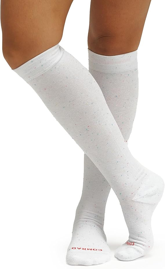 Comrad Recycled Cotton Knee High Socks - 15-20mmHg Graduated Compression Socks - Soft & Breathabl... | Amazon (US)