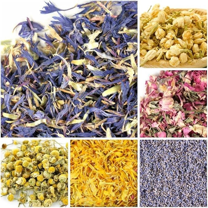 Edible Flowers for Drinks and Food, Bulk Edible Dried Flowers for Soap Making and More! 1.5 Cups ... | Amazon (US)