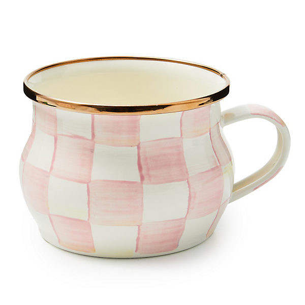 MacKenzie-Childs Rosy Check Teacup | MacKenzie-Childs