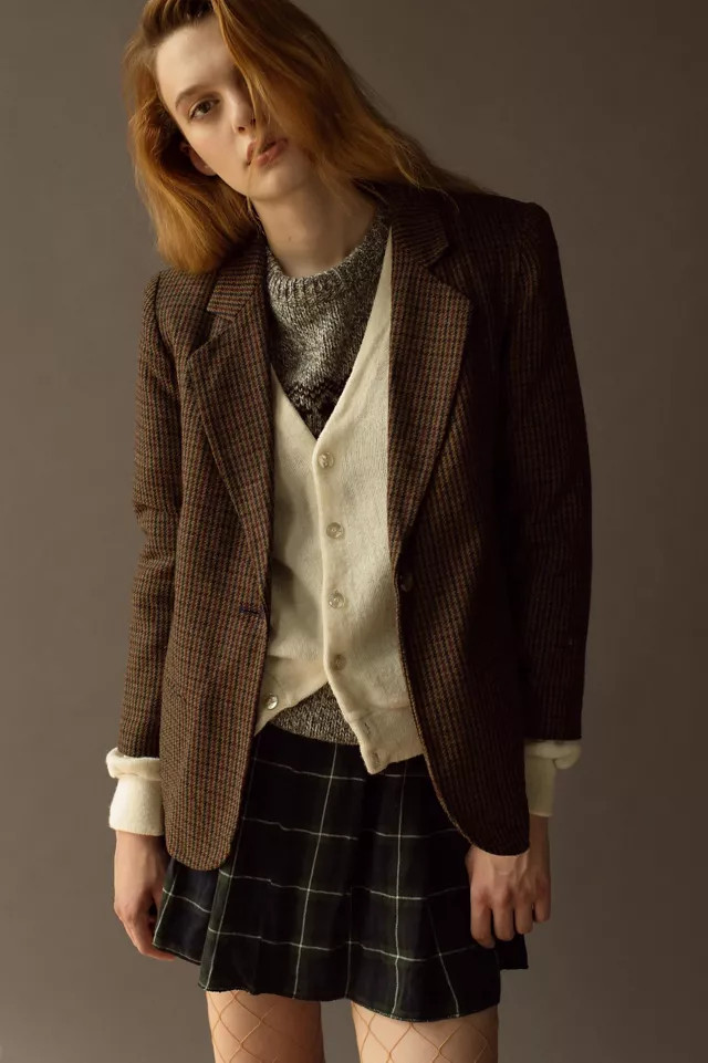 Urban Renewal Vintage Plaid Blazer | Urban Outfitters (US and RoW)