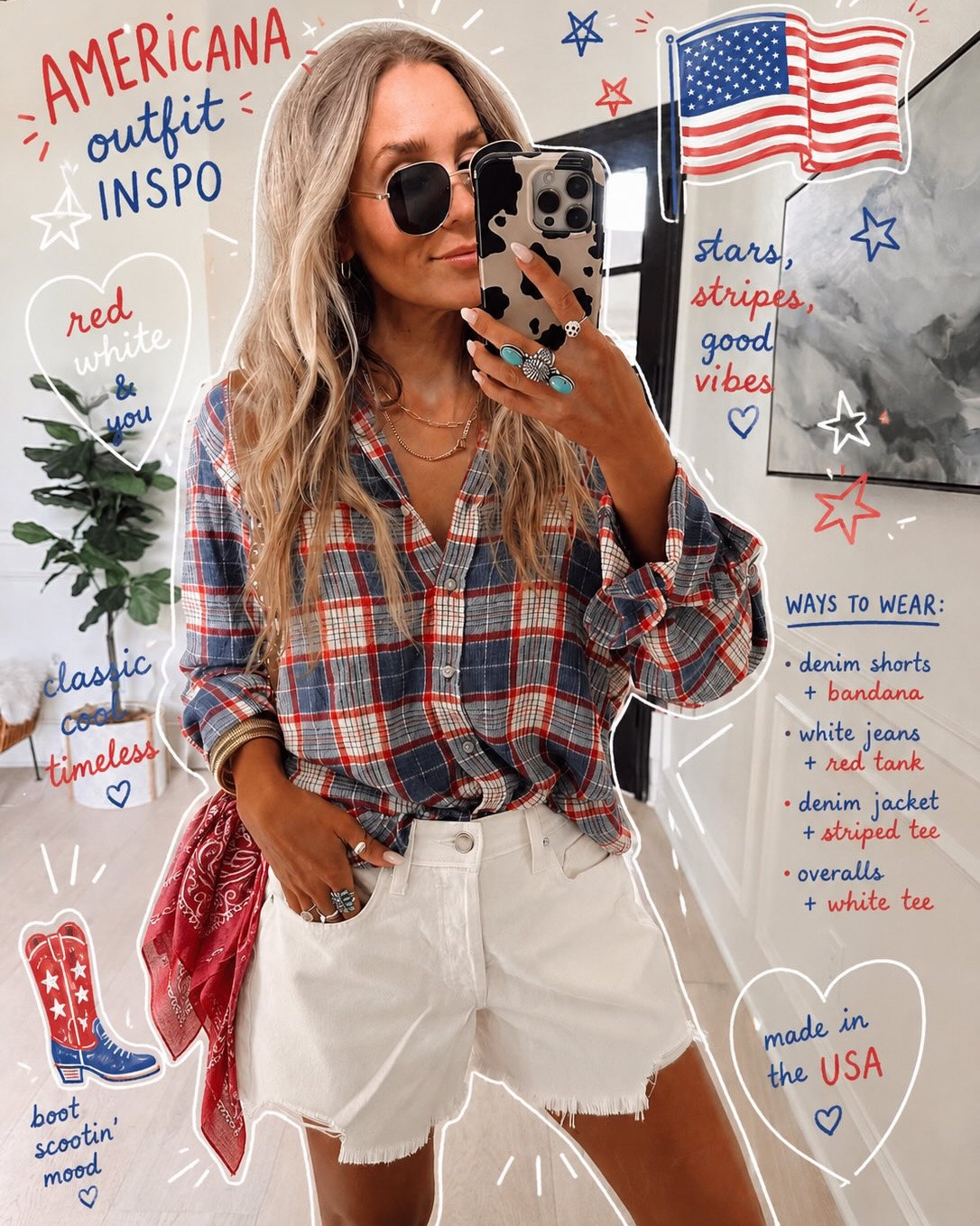 Americana Outfits I am LOVING!!!! 🇺🇸
The second outfit isn’t online yet 😭😭 

Wearing my size small / 4 my tts 

5’5” | 120 lbs | size 4 / 27

#LTKdayinmylife #LTKgrwm #LTKootd