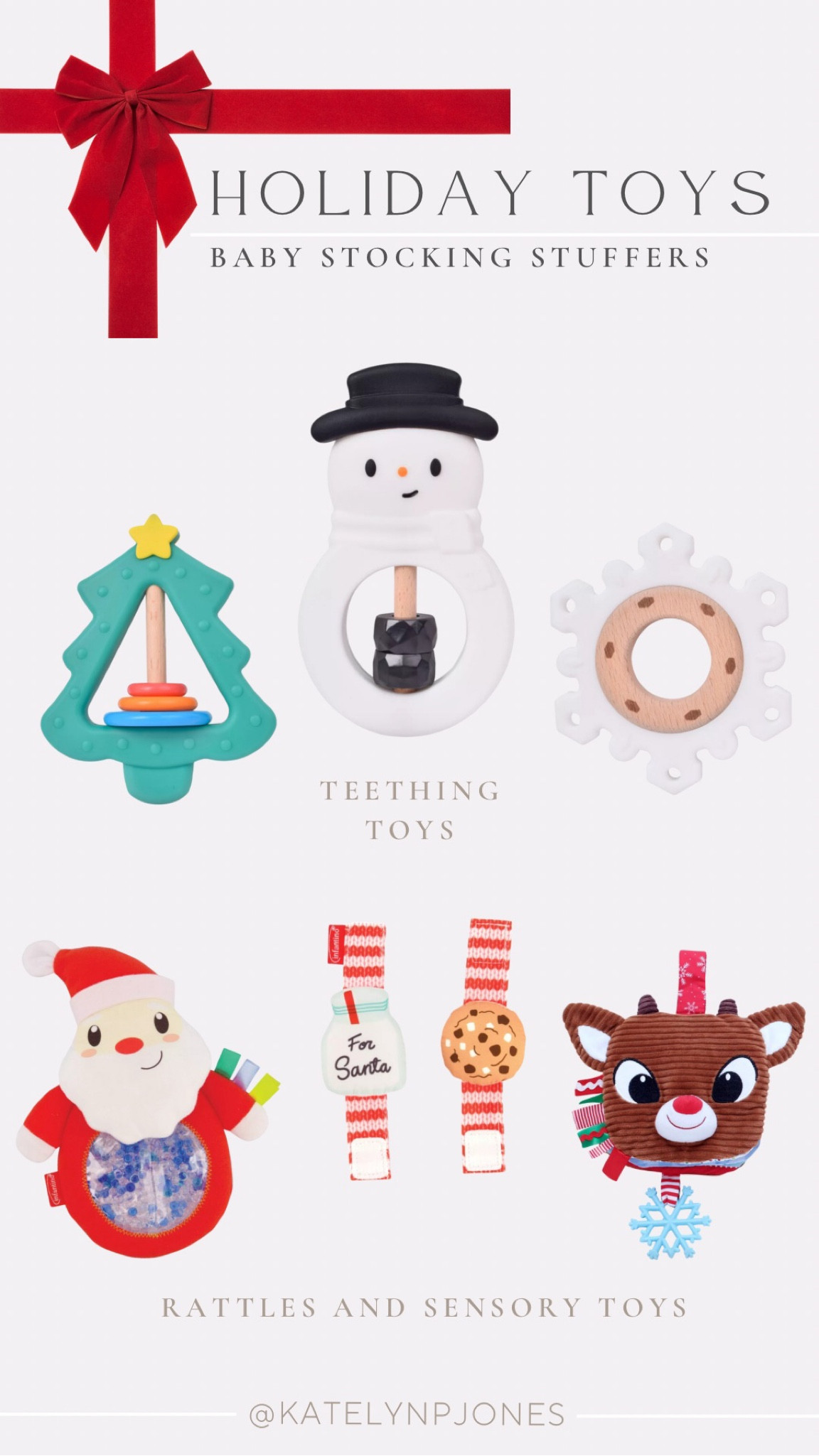 🎄✨ Baby’s first stocking stuffers made extra special! From festive teething toys to sensory rattles, these tiny treasures are perfect for holiday joy. Shop all my baby stocking stuffer picks now on LTK! 🎁☃️ #LTKHoliday #BabyGiftIdeas #StockingStuffers #TeethingToys #SensoryPlay #HolidayFavorites #HolidayGifts #LTKBabyFinds #BabyStockingStuffers #FestiveGiftIdeas #HolidayShopping #FirstChristmas #BabyToys #GiftGuideForBaby #ChristmasGifts #BabyPlaytime #LTKHolidayGifts #BabyHolidayFavorites 

#LTKGiftGuide #LTKBaby #LTKHoliday