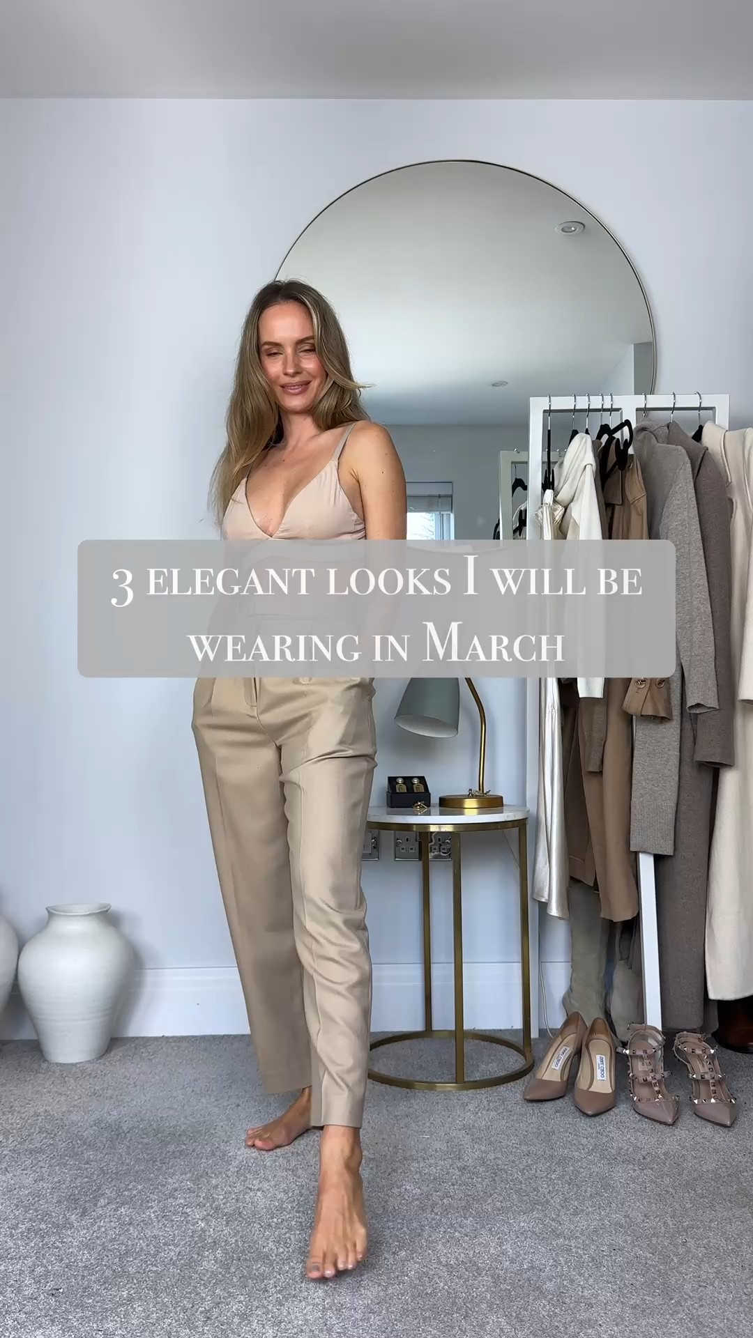 3 elegant looks I will be wearing in March. 🤎

Do you prefer look 1, 2 or 3? 🤔

This is such a good wardrobe month. Finally we can shed the layers and start wearing our wardrobes aesthetically and not just functionally. 

I’m leaning into tonal neutrals in natural fabrics. Cashmere and silk being the number one picks for texture and contrast. 

🤍You can find the items I’m wearing in my link in bio, stories, or just comment and ask for the link 🤍

#tessmontgomery #oldmoneystyle #quietluxury

#LTKOver40 #LTKSeasonal #LTKWatchNow