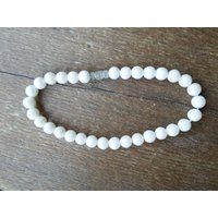 Vintage 1960S To 1970S Faux Pearl Bracelet Silver Tone Bridal Wedding Simple Feminine | Etsy (US)