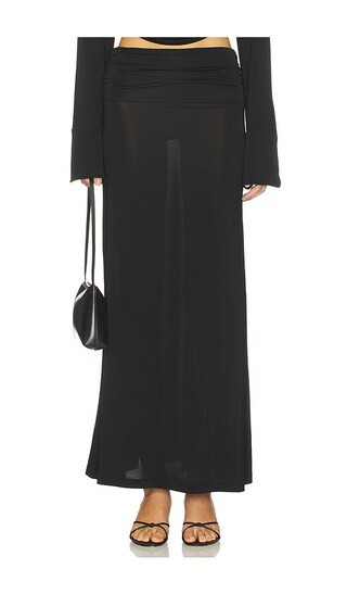 Aya Muse Feyra Skirt in Black. - size S | Revolve Clothing (Global)