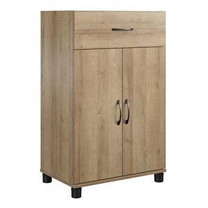 SystemBuild Lory 24" 1 Drawer and 2 Door Base Storage Cabinet Natural | Cymax