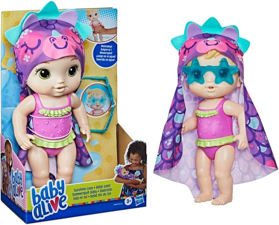Baby Alive, Boneca Bebê Dia de Sol Loira, Multicor | Amazon (BR)