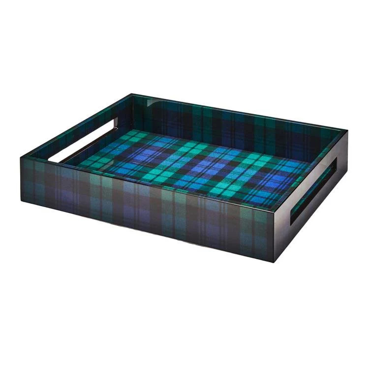 Black Watch Tartan Medium Tray | Addison Ross UK