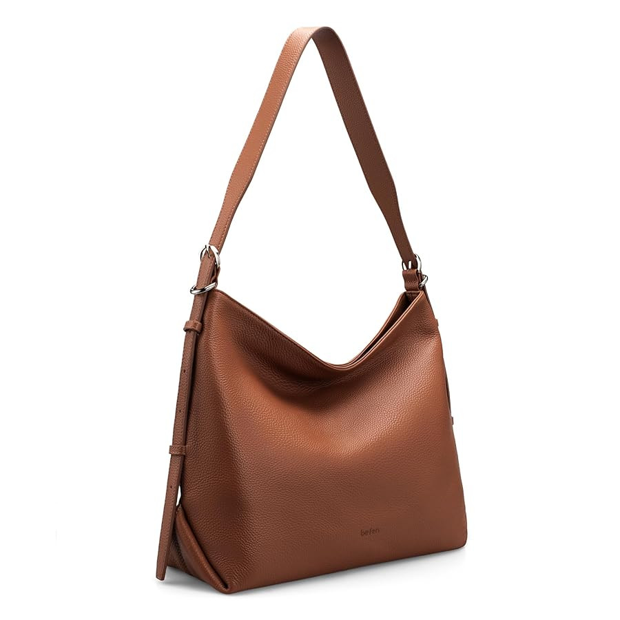 befen Genuine Leather Hobo Bags Purse for Women Crossbody Bag Large Leather Purses Shoulder Handb... | Amazon (US)