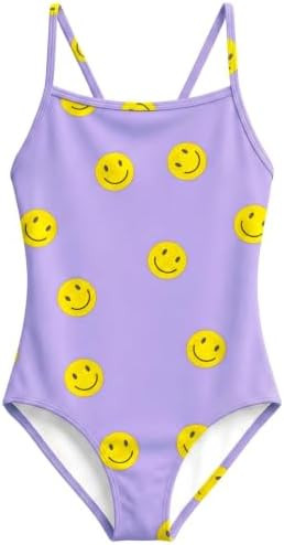 weVSwe Baby Girl Swimsuit One Piece Swimsuit Cute Toddler Girls Sleeveless Bikini Kids 2-10 Years | Amazon (US)
