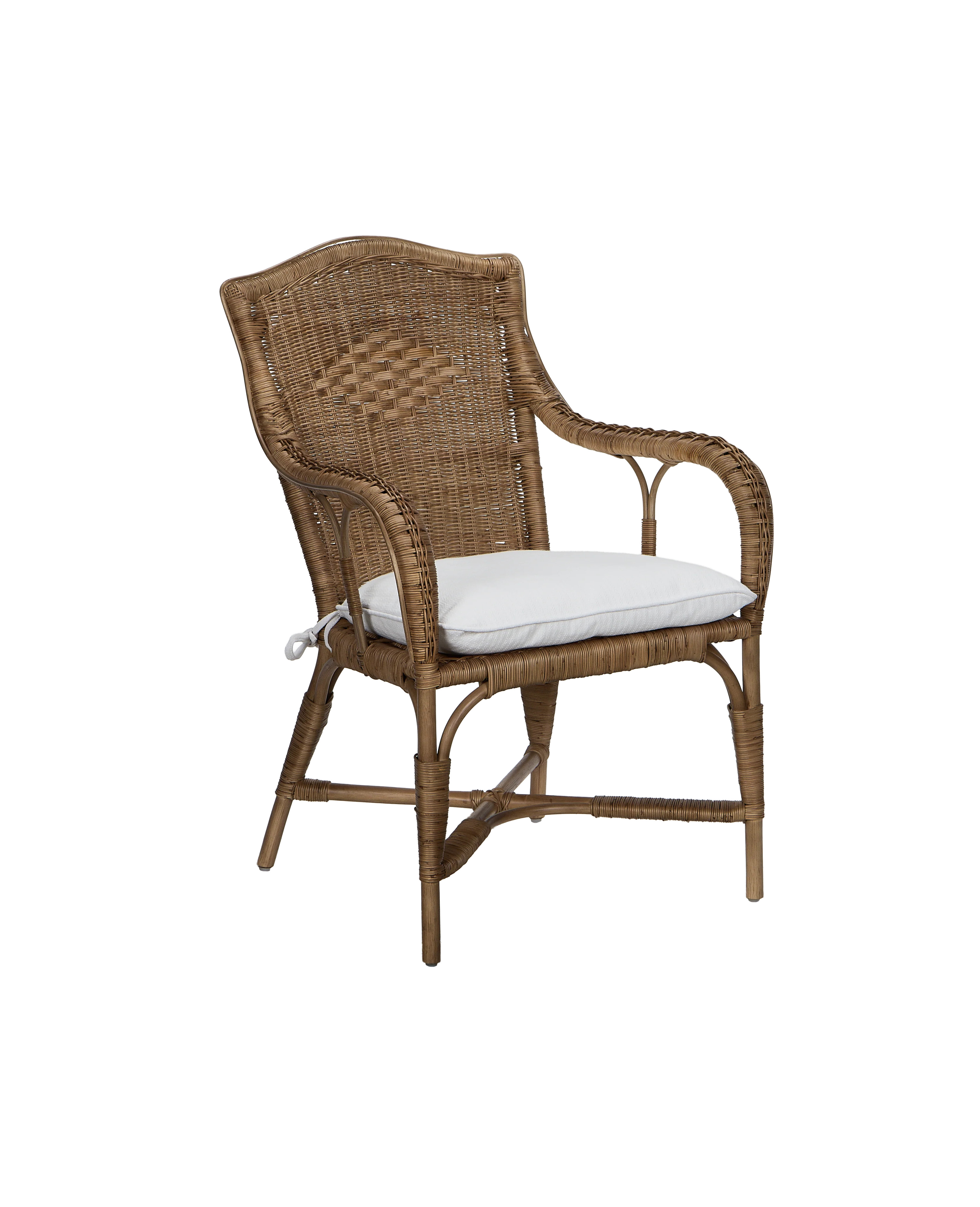 Memory Rattan Dining Armchair | Olive Ateliers