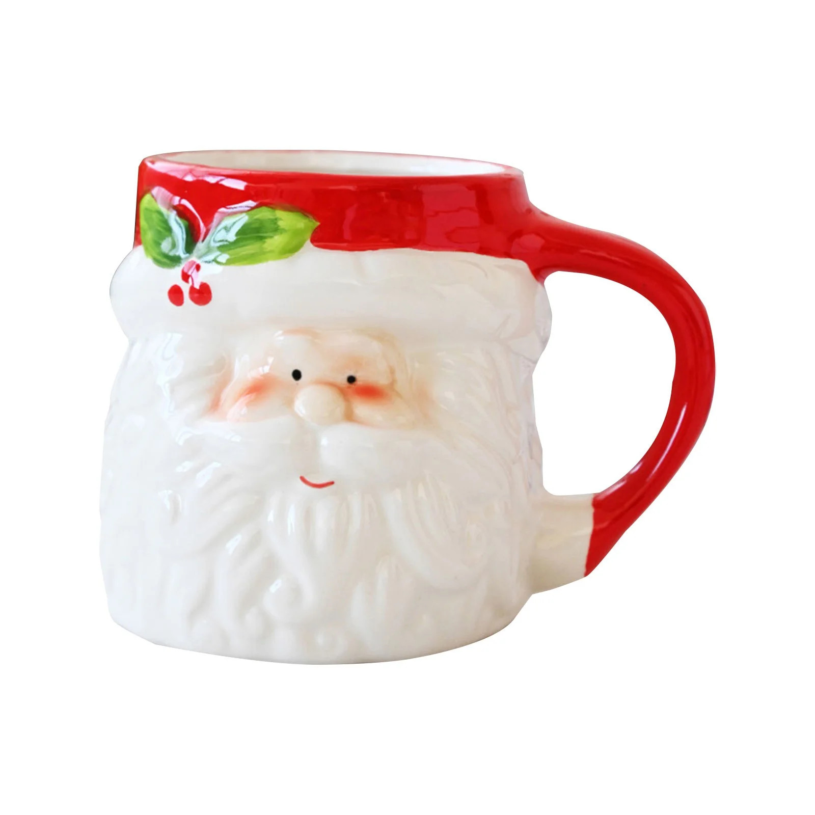 Christmas Santa Mug, Creative Ceramic Coffee Cup, Assorted Color, 3.8*5Inch, Holiday Kids And Adu... | Walmart (US)