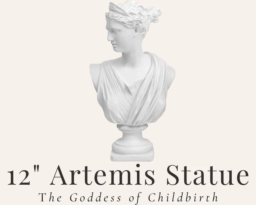 12inch / 30cm ARTEMIS DIANA Bust Head Ancient Greek Roman Goddess Cast Marble Statue Sculpture Gi... | Etsy (US)
