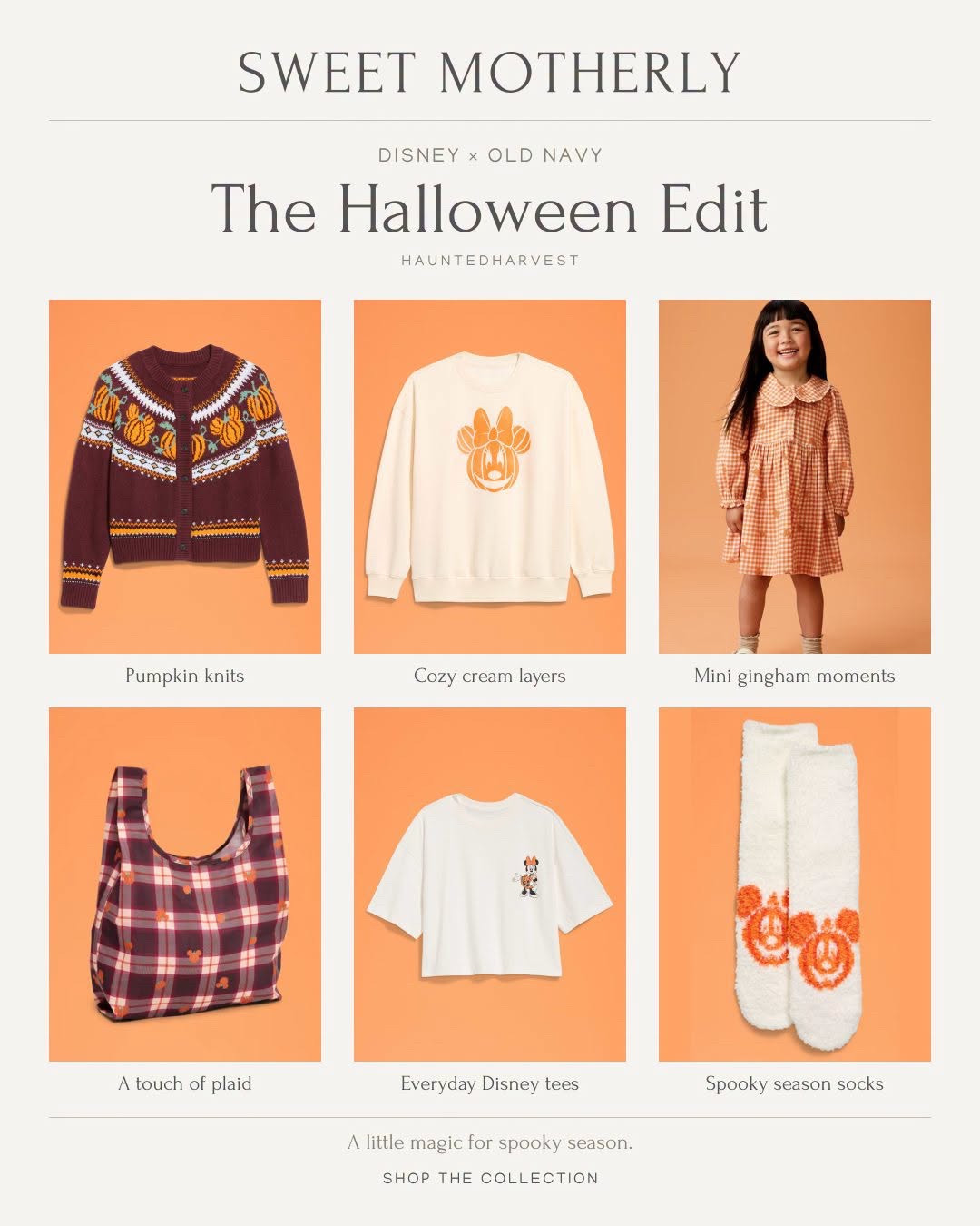Old navy Halloween collections 

Halloween casual outfits
spooky season fashion
Halloween graphic tees
Halloween sweatshirts
festive fall outfits
cute spooky clothing
Halloween sweaters
October outfit ideas
pumpkin print apparel
casual Halloween style

#LTKSeasonal #LTKSaleAlert #LTKootd