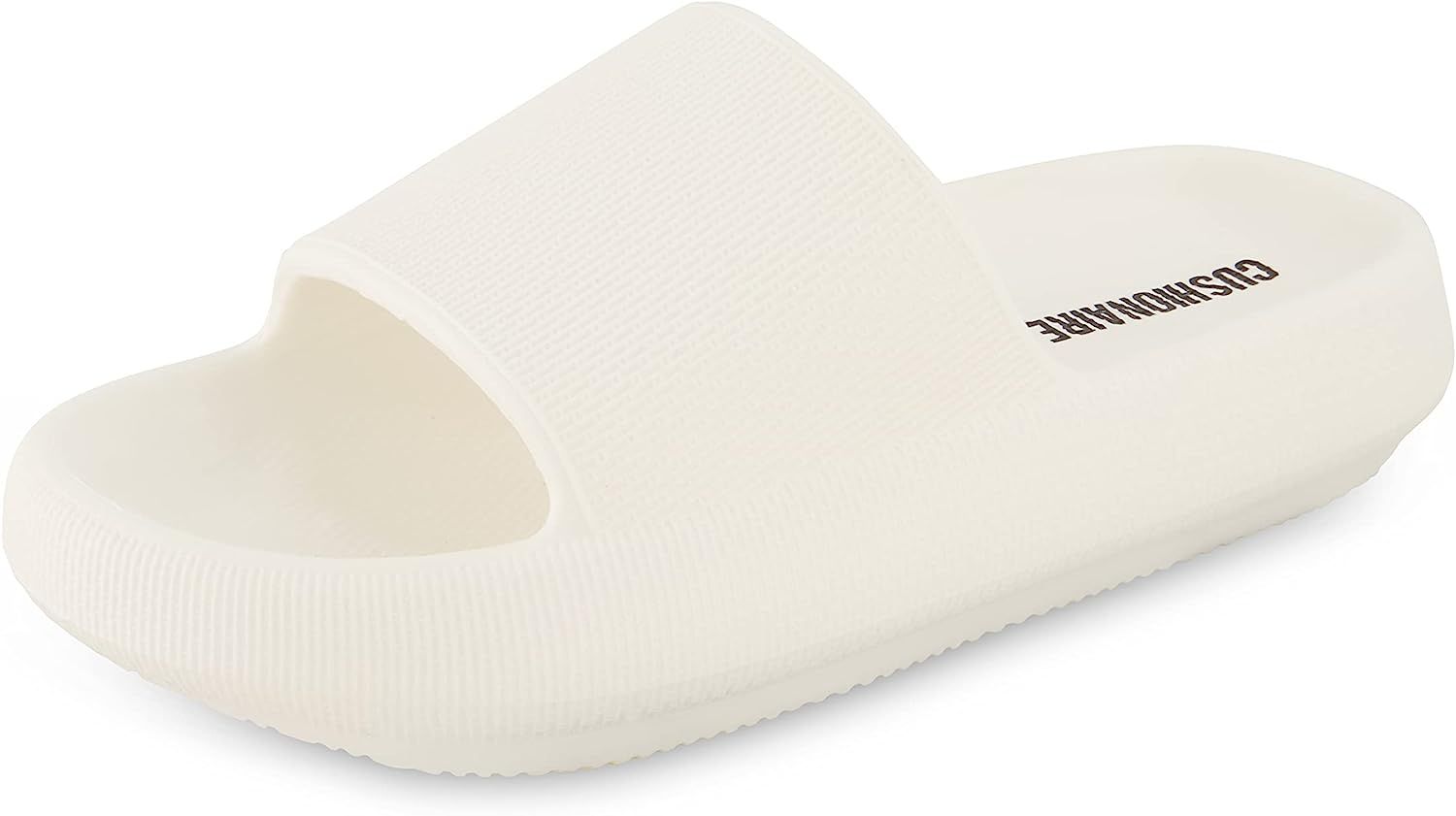 CUSHIONAIRE Women's Feather recovery slide sandals with +Comfort | Amazon (US)