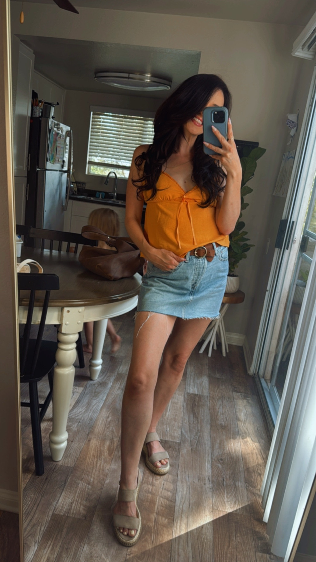 I’ll be bringing the orange one with me into the fall for sure 🤍I love how cute and affordable these tanks are! They can elevate any outfit & very flattering. #walmartfinds #tanktops #momfits #ootd 

#LTKStyleTip #LTKSaleAlert #LTKFindsUnder50
