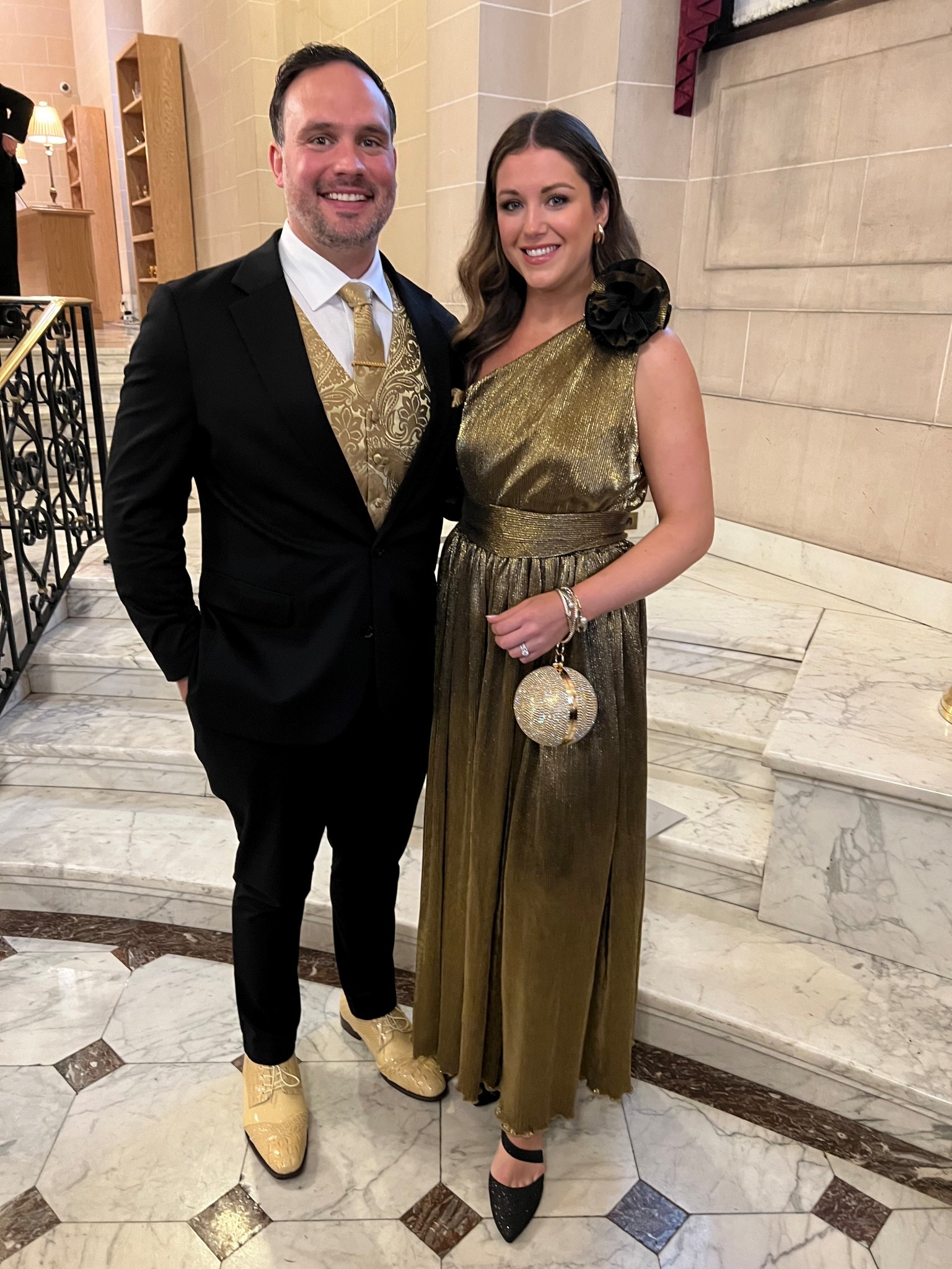 Gold dress, holiday dress, formal dress, New Year’s Eve dress, long gold dress, black tie wedding, Christmas dress, Christmas party dress, Christmas purse, gold ornament purse, formal purse, gold clutch purse, gold clutch 

#LTKSeasonal #LTKootd #LTKHoliday