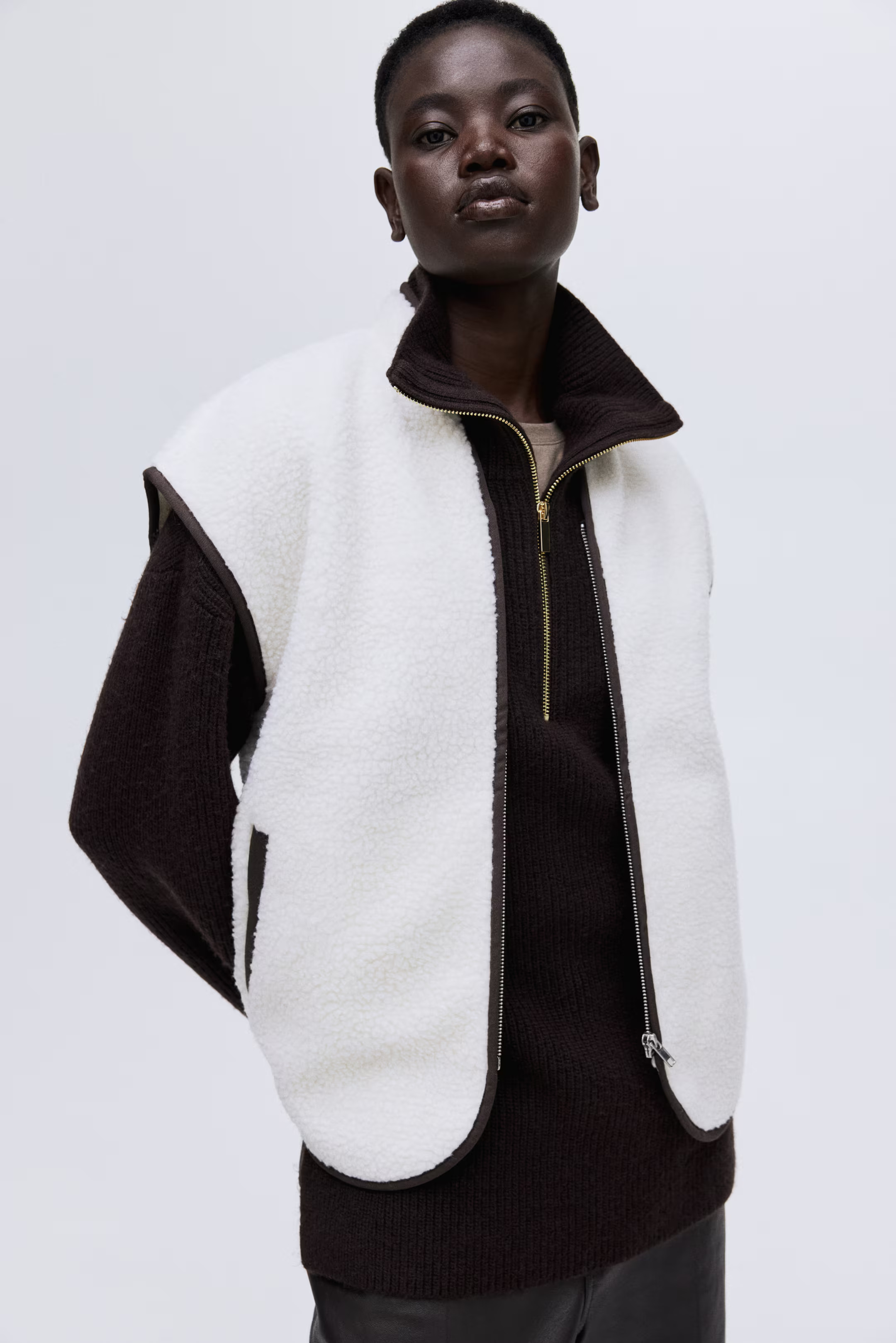 Teddy Fleece Vest | H&M (US + CA)