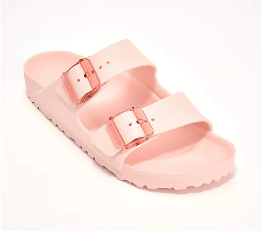 Make Your Selection: Birkenstock Slide Sandal - Arizona Stealth Buckle EVA | QVC