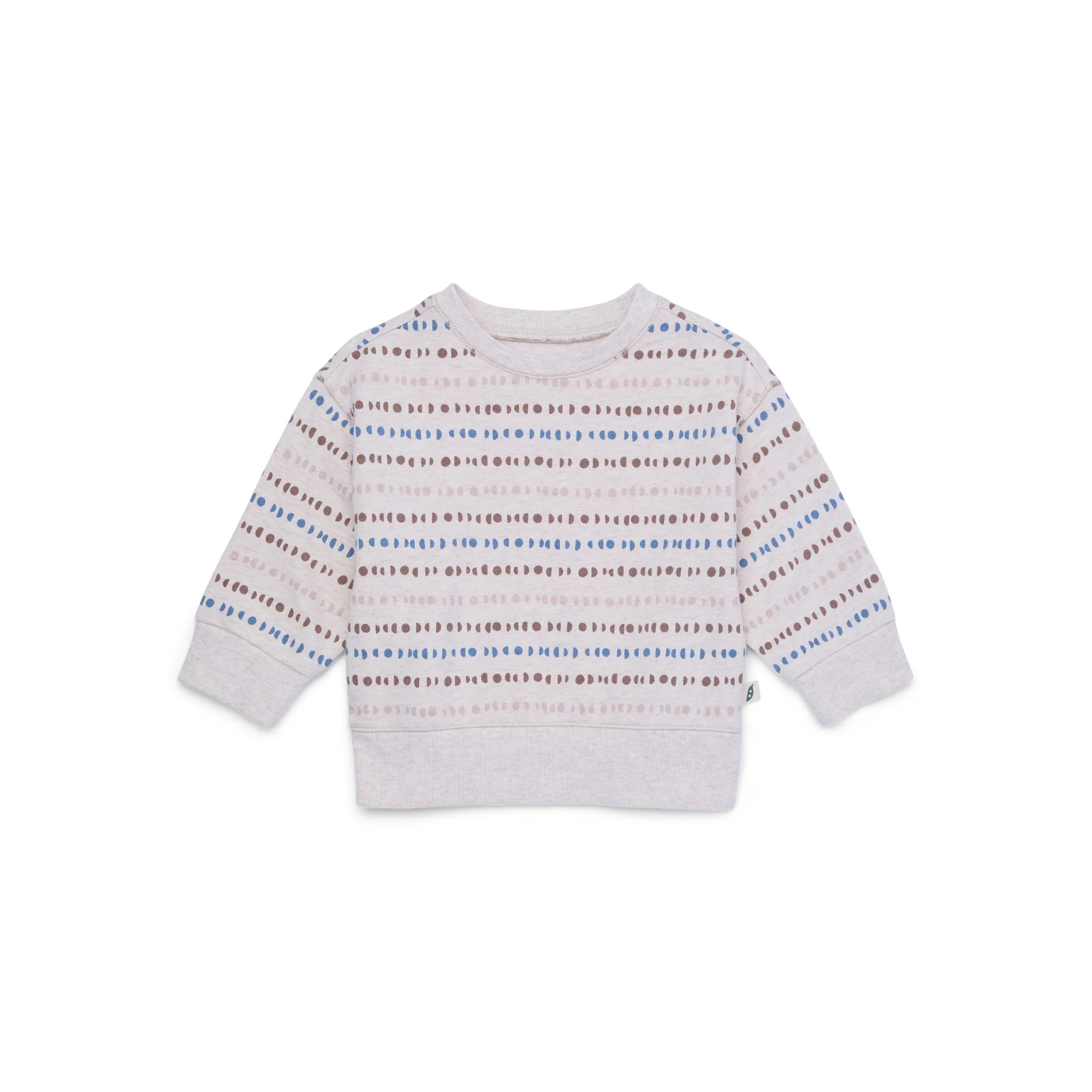 easy-peasy Baby Long Sleeve French Terry Crewneck Sweatshirt, Sizes 0-24 Months | Walmart (US)