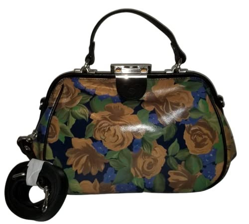 PATRICIA NASH WOMEN'S BLUE SKY ROSE COLLECTION GRACCHI LEATHER SATCHEL HAND BAG PURSE | Amazon (US)