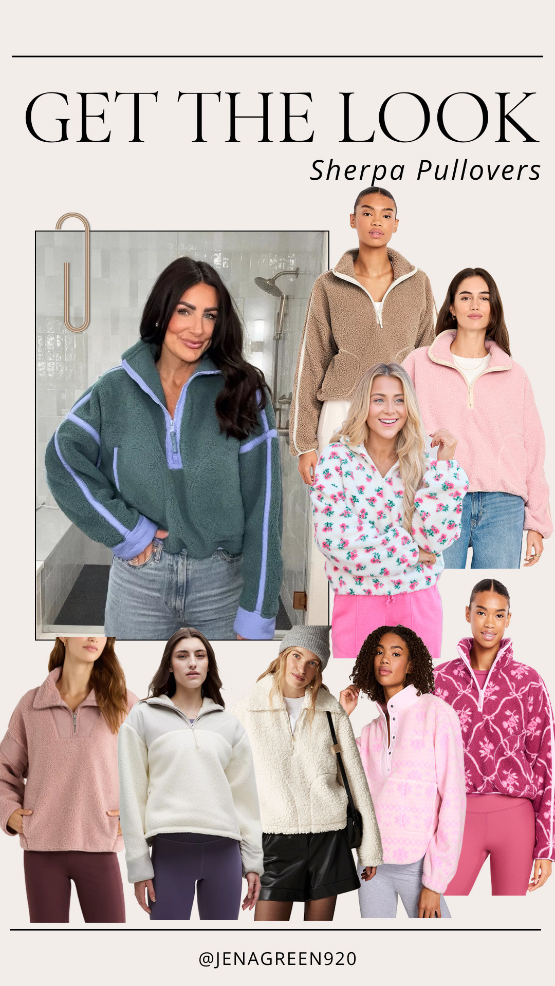 Get the Look Sherpa Pullovers | Get the Look | Fleece Pullovers 

 #LTKSeasonal #LTKFindsUnder50 #LTKFindsUnder100