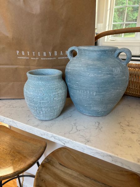 Denim blue textured artisan vases 

#LTKFindsUnder100 #LTKHome