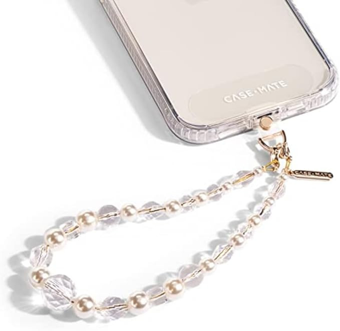 Case-Mate Phone Charm with Beaded Pearls and Crystals - Detachable Anti Theft Strap - Hands-Free ... | Amazon (US)