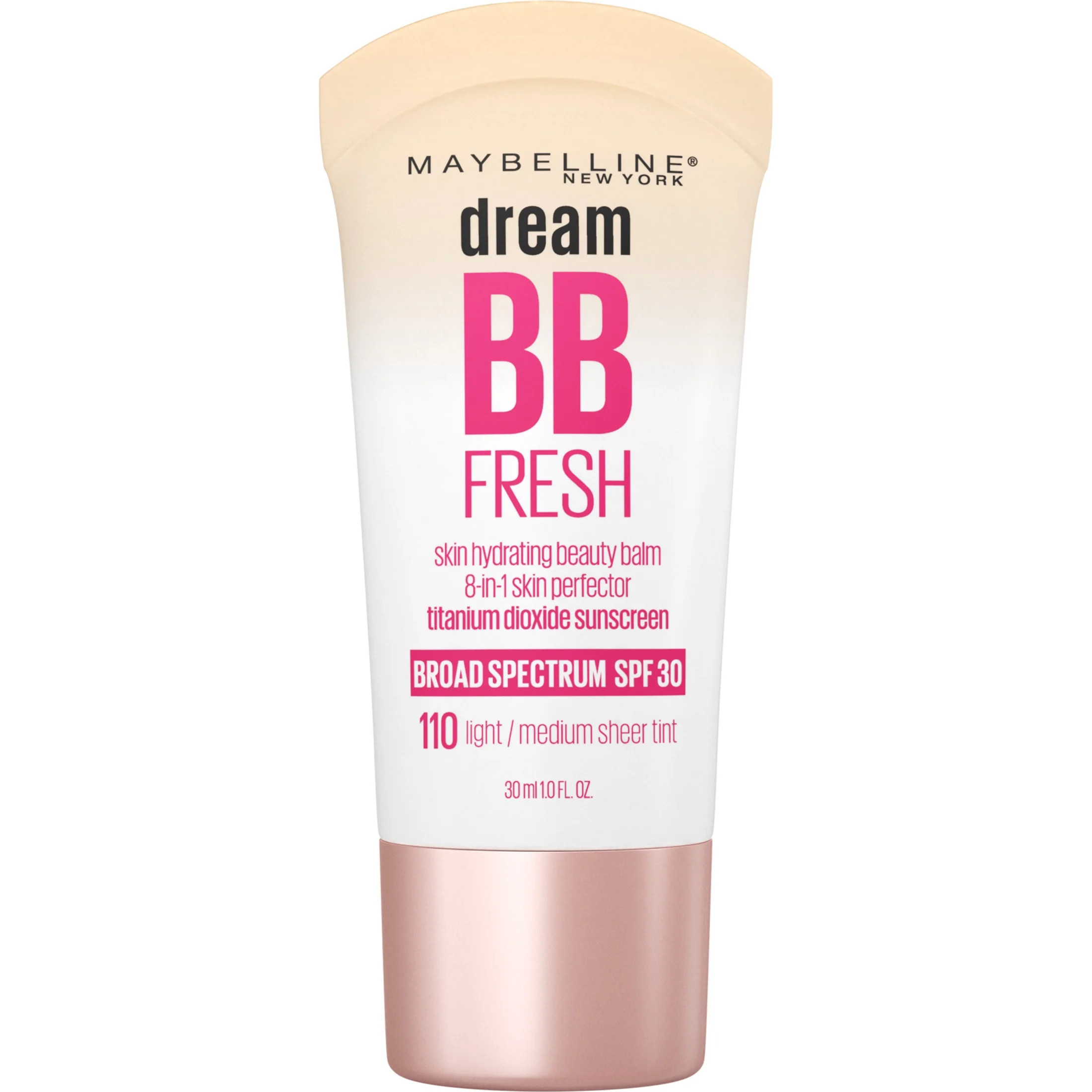 Maybelline Dream Fresh 8 in 1 Skin Perfector BB Cream, Light Medium, 1 fl oz | Walmart (US)