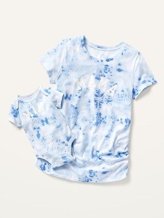 Maternity Graphic Side-Shirred Tee | Old Navy (US)