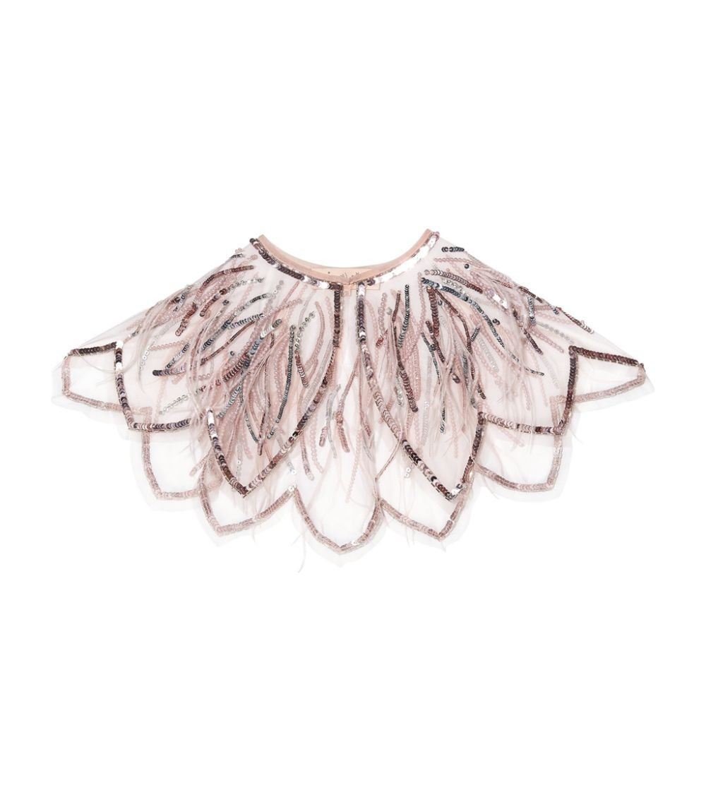 Sequin-Embellished Azalea Cape (One Size) | Harrods