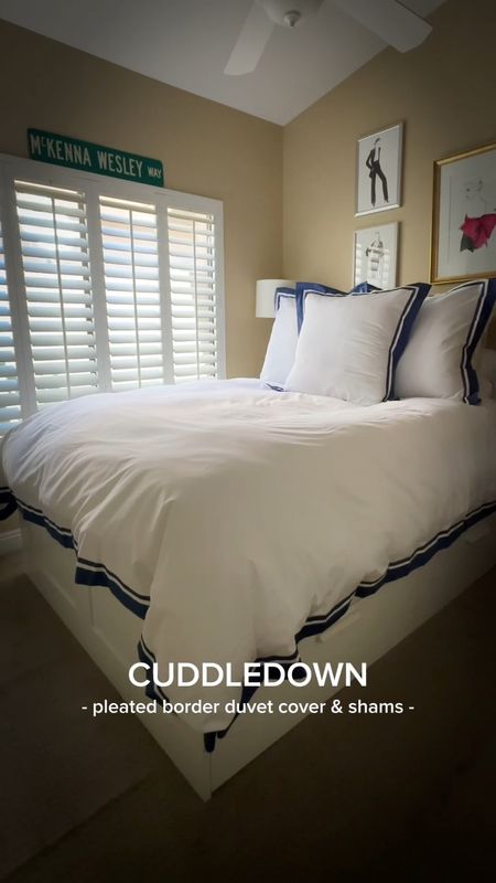 I have discovered the best bedding ever! I feel like I am sleeping at a hotel every night and now I have a complete bed! This Pleated Border Duvet cover and coordinating Shams from @cuddledown are a DREAM. They are silky smooth, 400 Thread Count Sateen which resists wrinkles fresh out of the dryer.  The duvet cover has ties on the inside to keep the comforter from shifting around and a button closure at the bottom. I just LOVE the pop of color it adds to my bedroom.  

#Cuddledown 
#HotelLuxury 
#400ThreadCount 
#bedding
#ad

#LTKHome