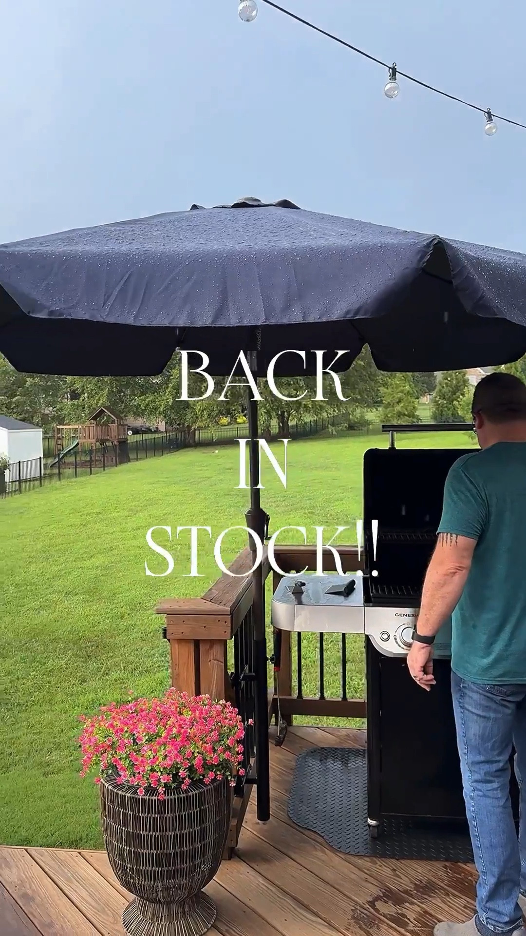BACK IN STOCK!! This umbrella bracket has been a best seller. 
When the umbrella is in it, not only does it protect us from the sun but also the rain. Nothing stops us from grilling now!!🤣 It attaches to railing and is very sturdy. Perfect for a fence, patio or deck.

Umbrella holder, umbrella, faux pink flowers, woven planters, Weber grill, grilling tools, grill cover

#LTKspring #LTKHome #LTKSeasonal