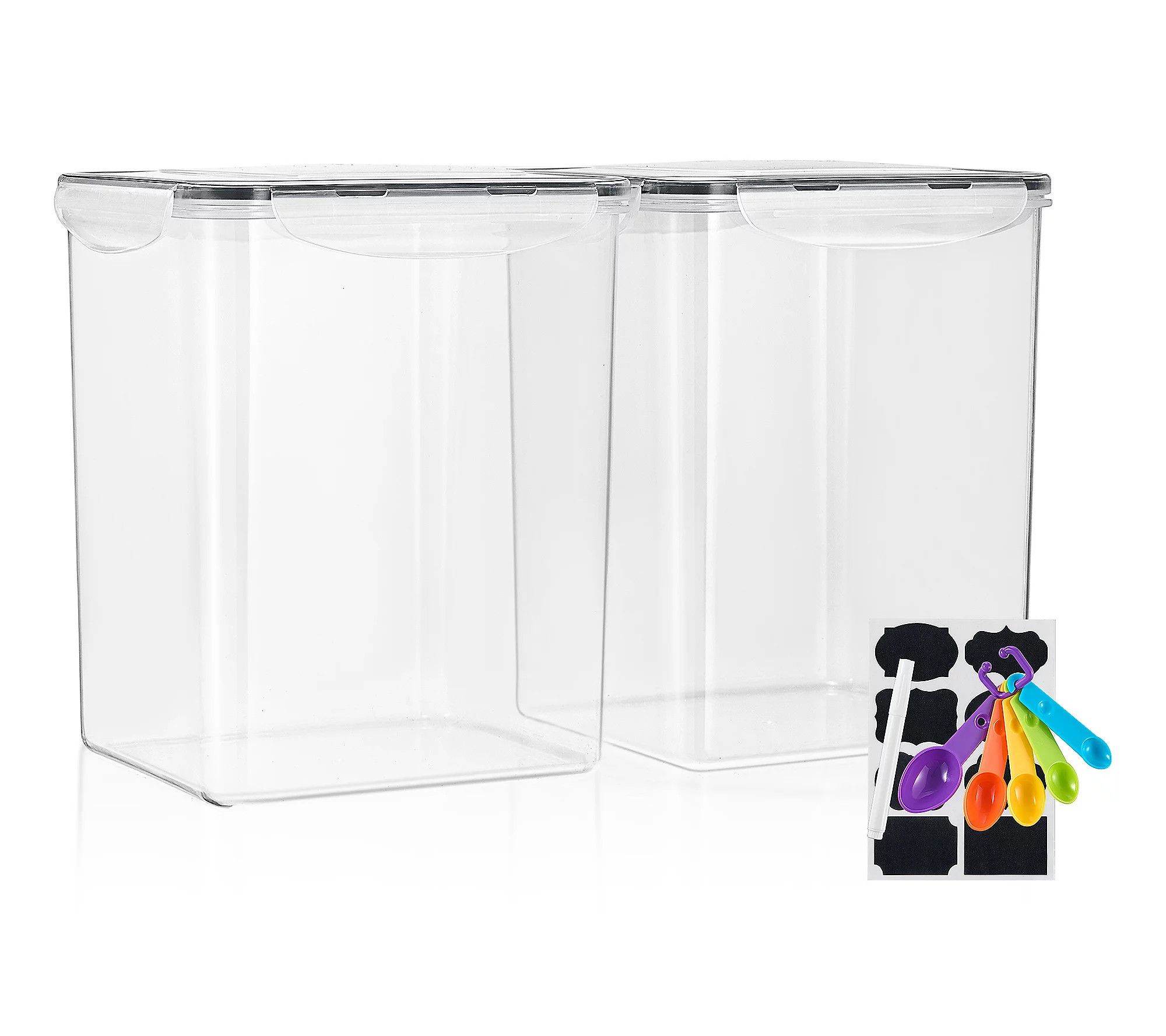 Sorbus 2 Pack Airtight Food Storage Containers th Lids | QVC