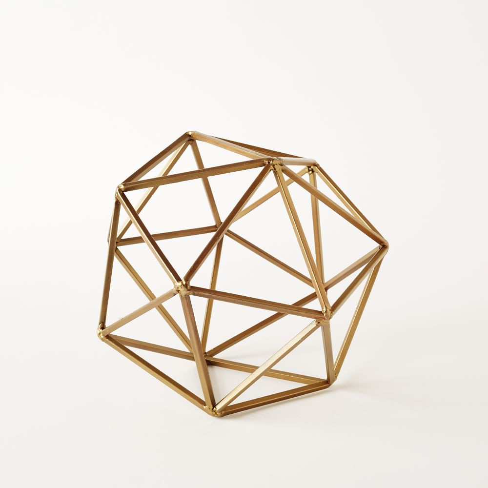 Brass Symmetry Decorative Objects | West Elm (US)