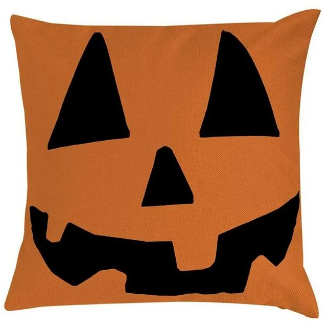 Home Decor Cushion Cover Happy Halloween Day Pillowcase Sofa Throw Pillow Covers | Walmart (US)