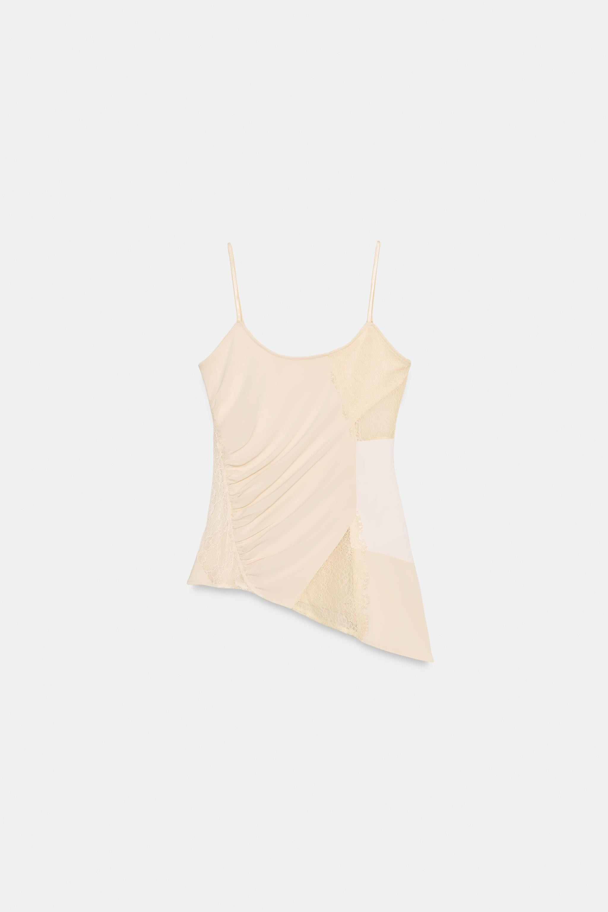 LACE TRIM CAMISOLE | Zara US