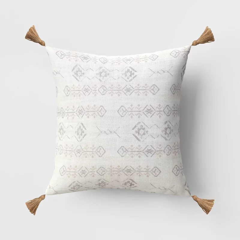 Dunes Outdoor Throw Pillow Neutral - Threshold™ | Target