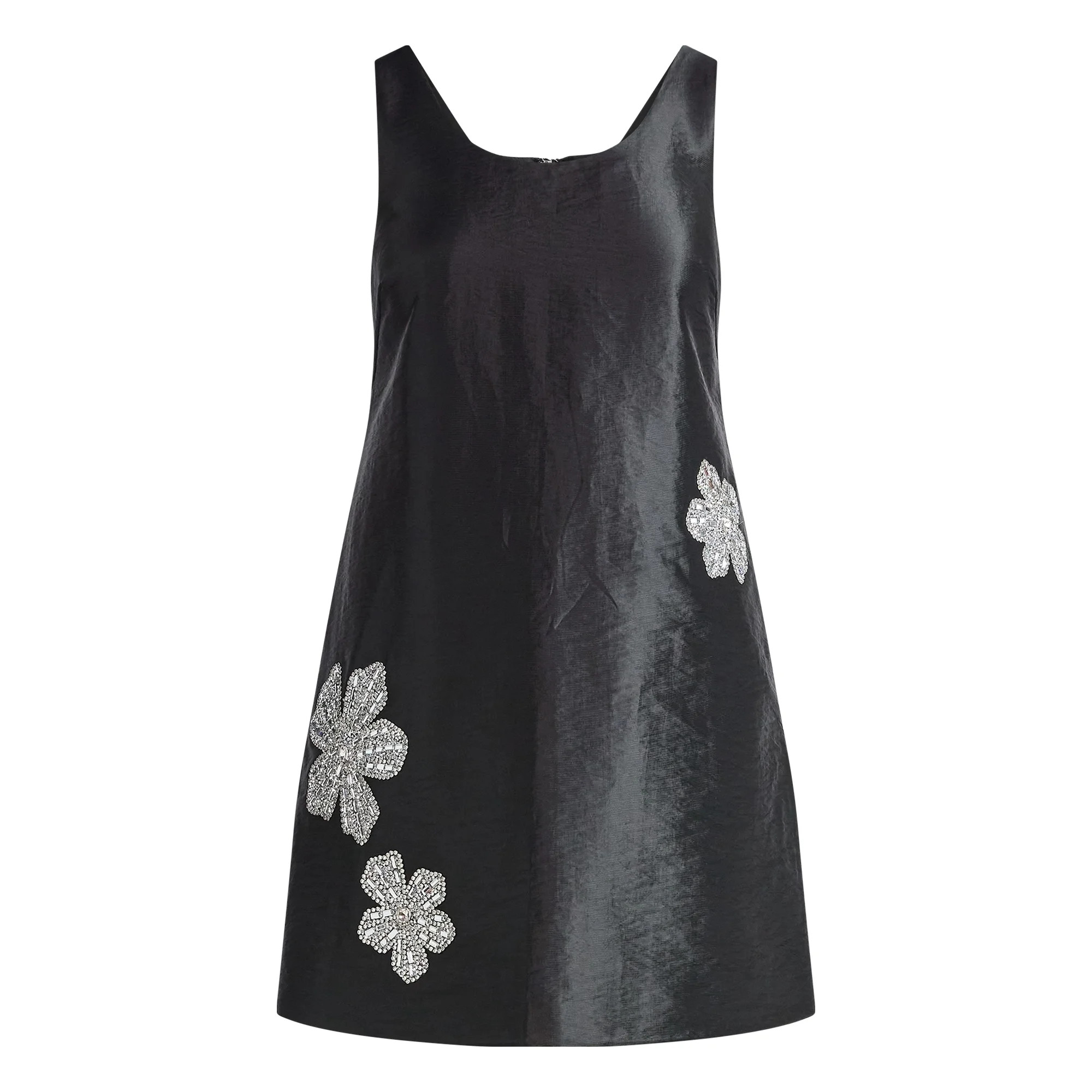 Scoop Women’s and Women’s Plus Embellished Taffeta Mini Dress, Sizes XS-4X | Walmart (US)