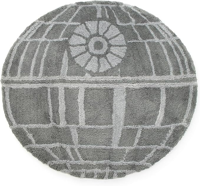 Star Wars 893833 3 x 3 ft. Death Star Plush Accent Rug | Walmart (US)