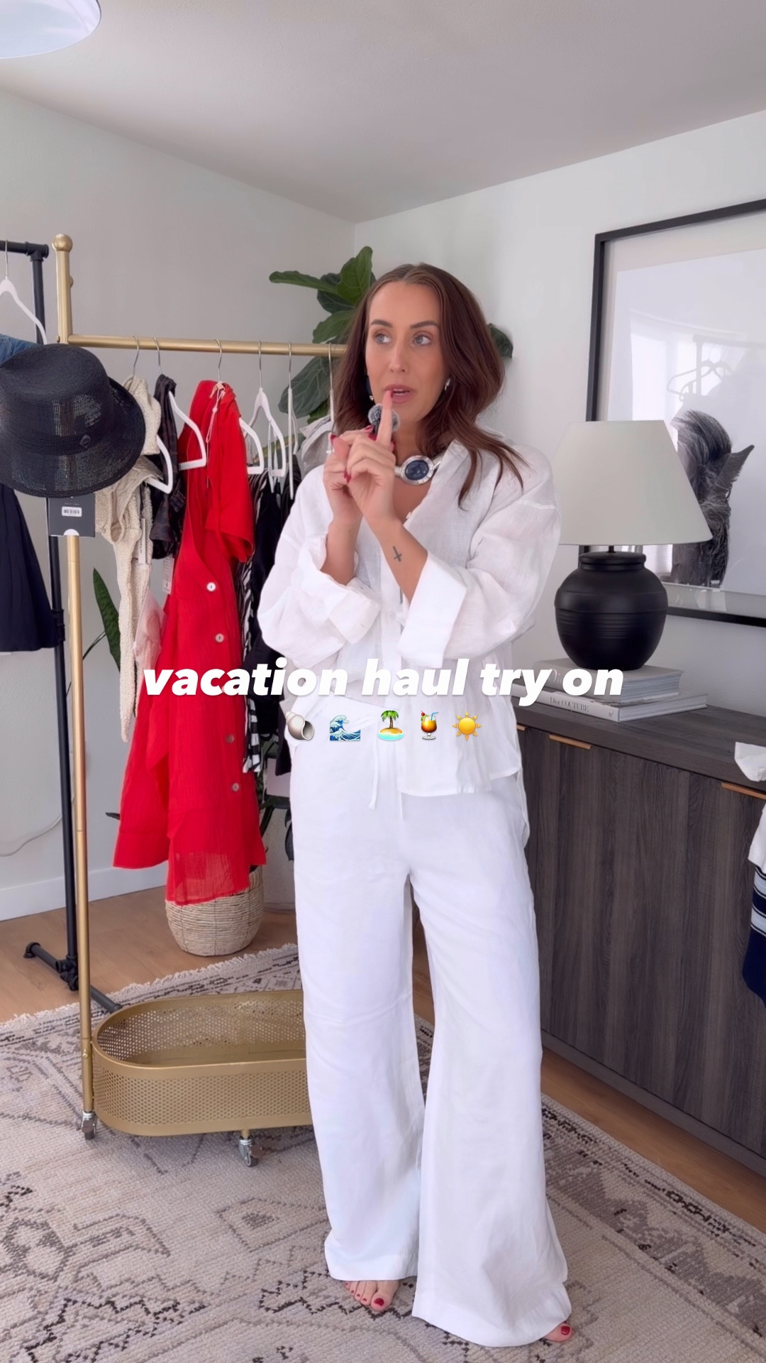 Vacation haul try on 🐚 

Linen tops: M
Linen bottoms: M

Black strapless top: M
Linen zebra pants: M

Red swim top: V
Red bottoms: L
Red cover up: M

Cheetah top: XL
Cheetah bottoms: X

White swim top: XL
White bottoms: L

Jewelry: Julietta 



#LTKootd #LTKTravel #LTKSeasonal